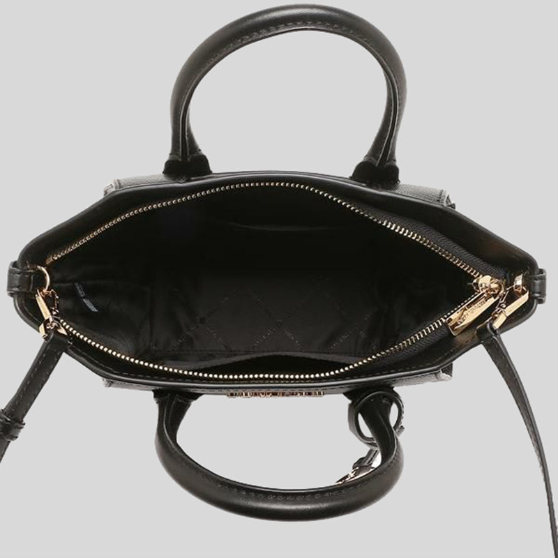 MICHAEL KORS Avril Small Leather Top Zip Satchel 35F1G4VM2L Black