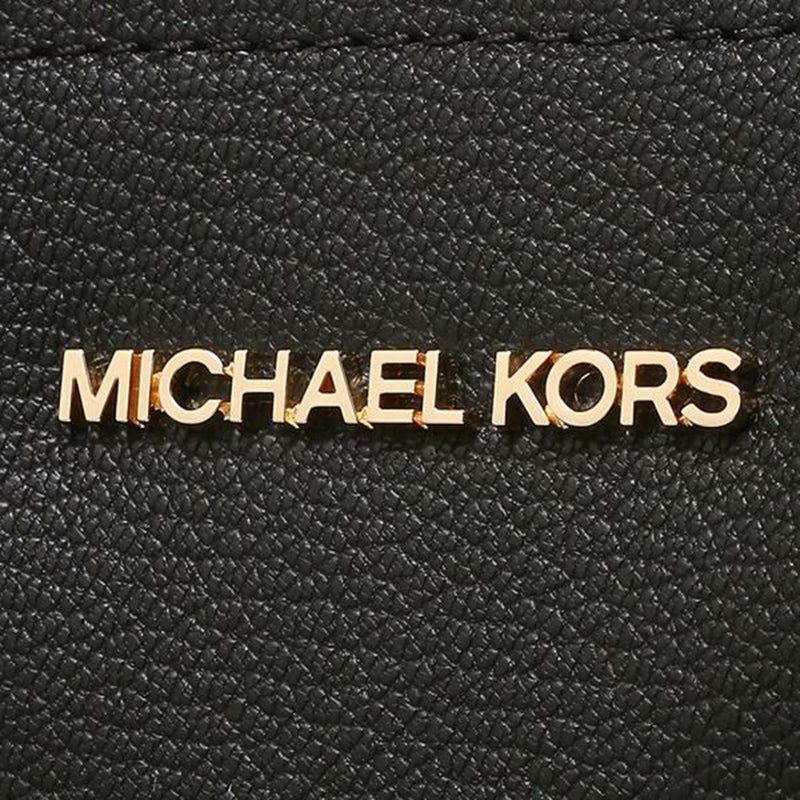 MICHAEL KORS Avril Small Leather Top Zip Satchel 35F1G4VM2L Black