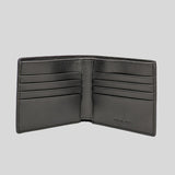 Michael Kors Cooper Crocodile Embossed Leather Billfold Wallet 36F1LC0F1E Black