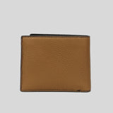 Michael Kors Cooper Pebbled Leather Billfold Wallet With Passcase 36F9LC0F2L Luggage