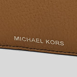 Michael Kors Cooper Pebbled Leather Billfold Wallet With Passcase 36F9LC0F2L Luggage