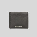 Michael Kors Harrison Leather Billfold Wallet With Passcase Black 36U9LHRF6L