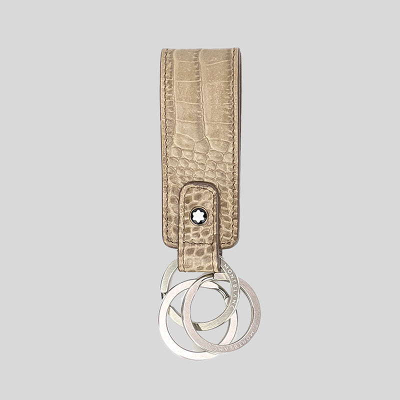 Montblanc Meisterstuck Selection Key Fob 112979 Taupe