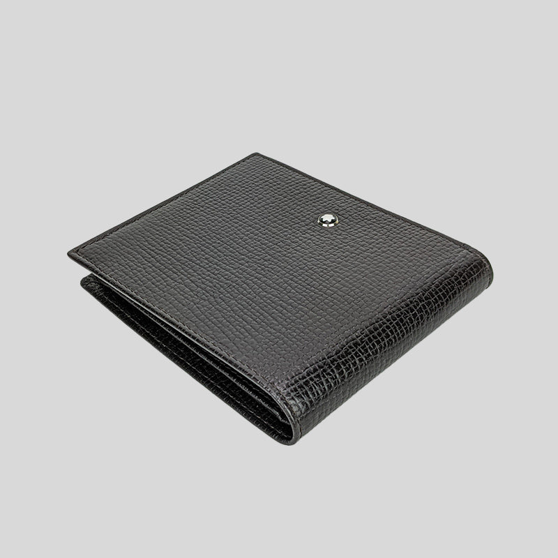 Montblanc Men's Sartorial Wallet 9CC With ID Slot Dark Brown 116152