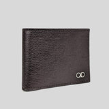 Salvatore Ferragamo Men's Calf Leather Bifold Wallet T.Moro 0752987