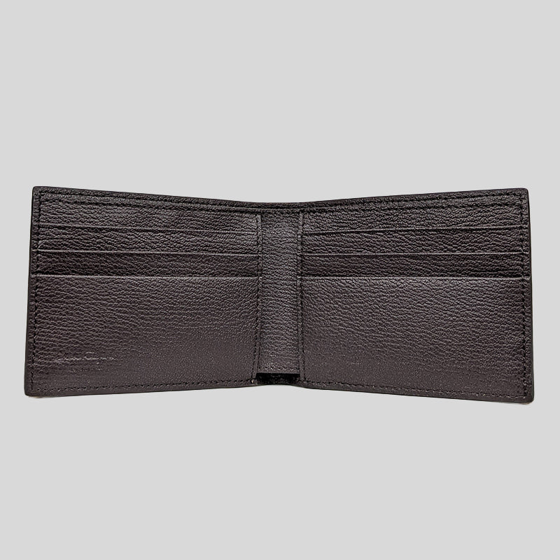 Salvatore Ferragamo Men's Calf Leather Bifold Wallet T.Moro 0752987