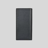 Salvatore Ferragamo Men's Calf Leather Slim Long Wallet Black 0753003