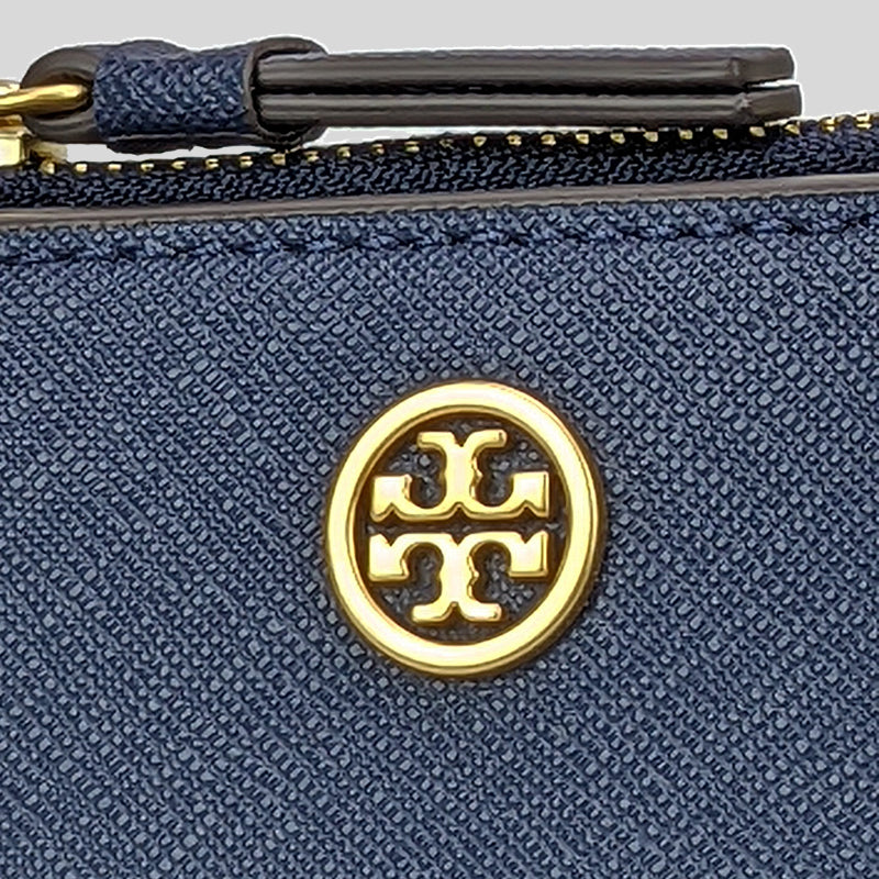 Tory Burch Robinson Wristlet Wallet - Blue Clutches, Handbags - WTO162946