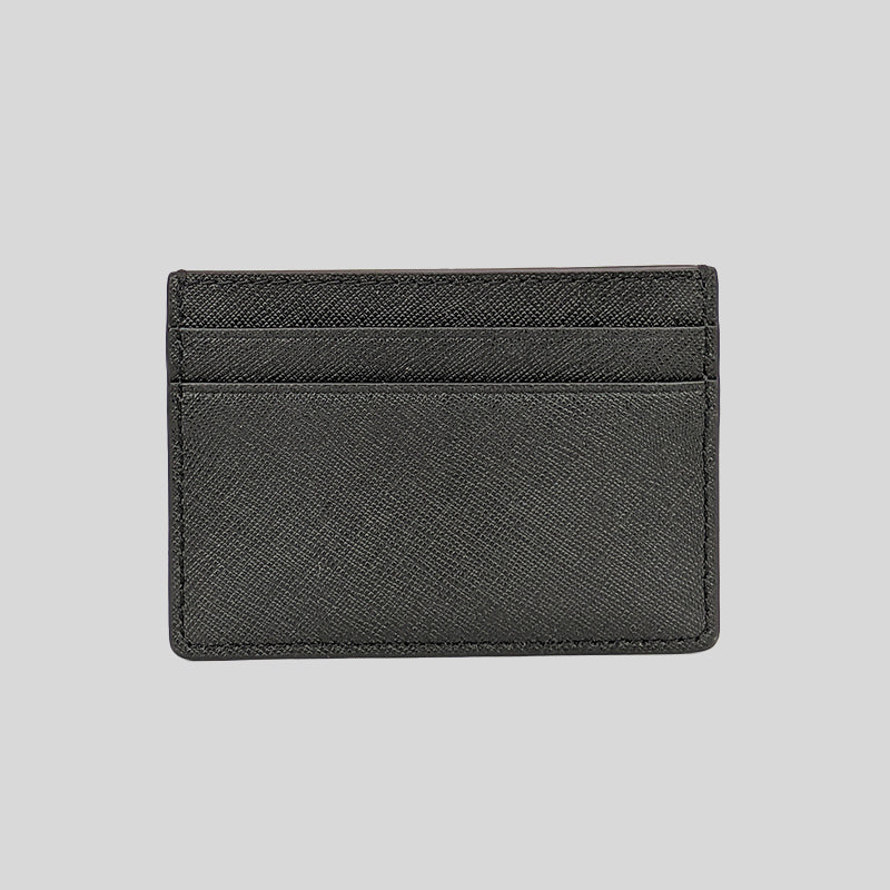 Tory Burch Emerson Leather Slim Card Case 52904 Black