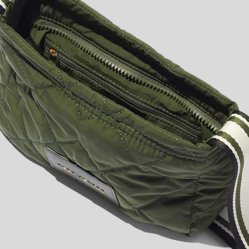 Marc Jacobs Quilted Nylon The Messenger Bag Dark Green H115M06SP21
