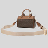 Michael Kors Travel XS Duffle Crossbody Bag in Signature Brown 35S2GTFC0B
