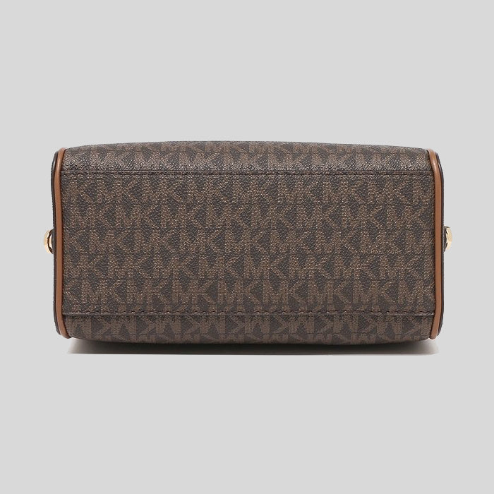 Michael Kors Travel XS Duffle Crossbody Bag in Signature Brown 35S2GTFC0B