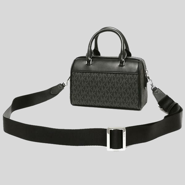 Michael Kors Travel XS Duffle Crossbody Bag in Signature Black 35S2STFC0B