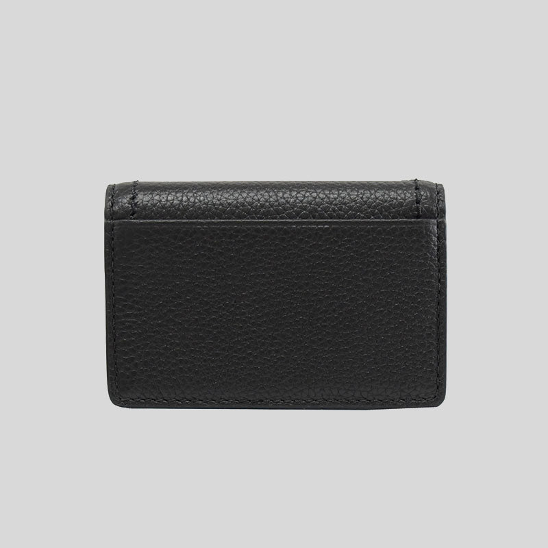 MARC JACOBS Groove Leather Business Card Case Black S101L01FA21