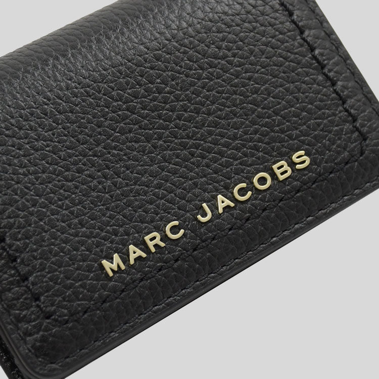 MARC JACOBS Groove Leather Business Card Case Black S101L01FA21