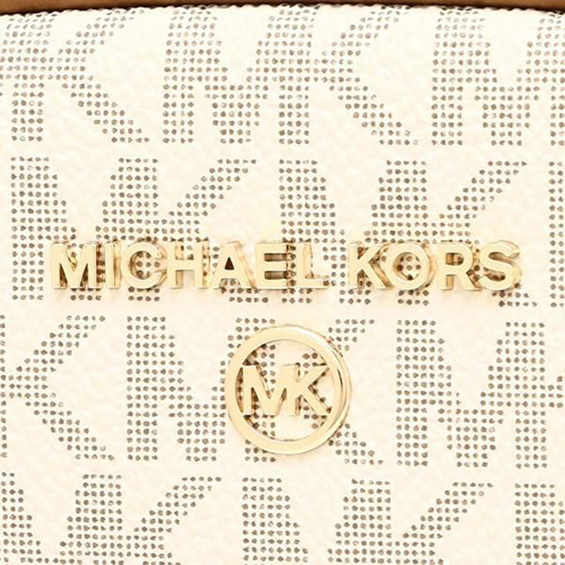 Michael Kors Jet Set Charm Small Logo Crossbody Bag Vanilla