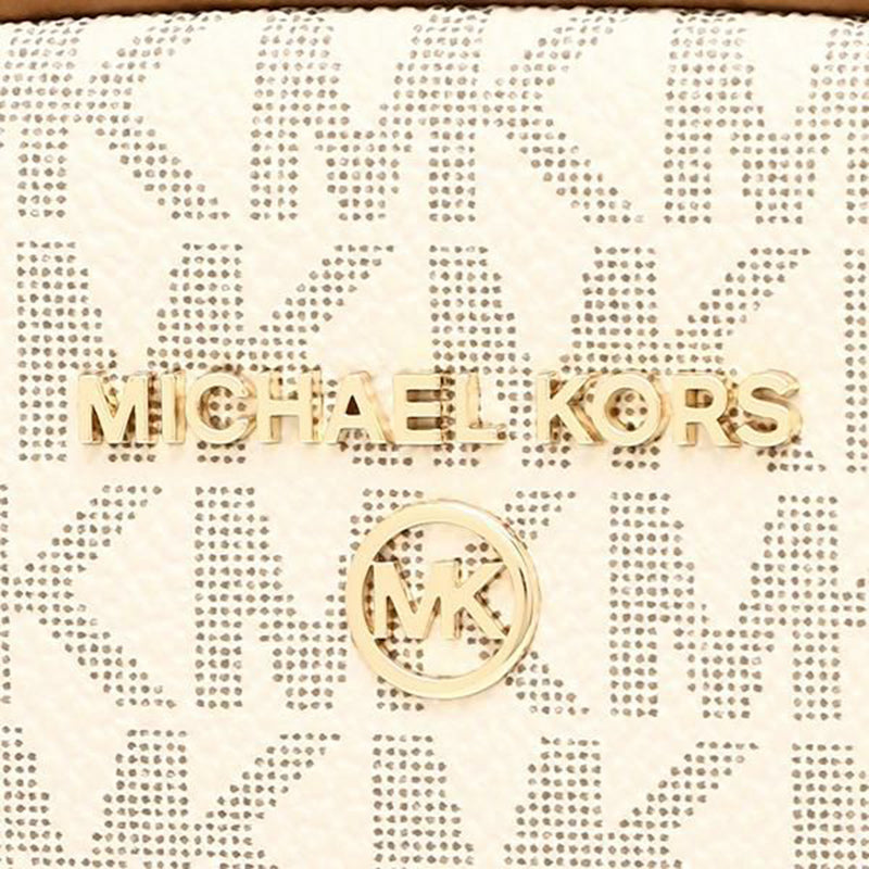 Michael Kors Jet Set Charm Small Logo Crossbody Bag Vanilla 32F2GT9C0B