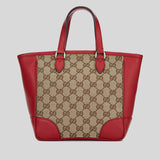 Gucci Small Bree GG Guccissima Crossbody Bag Red 449241