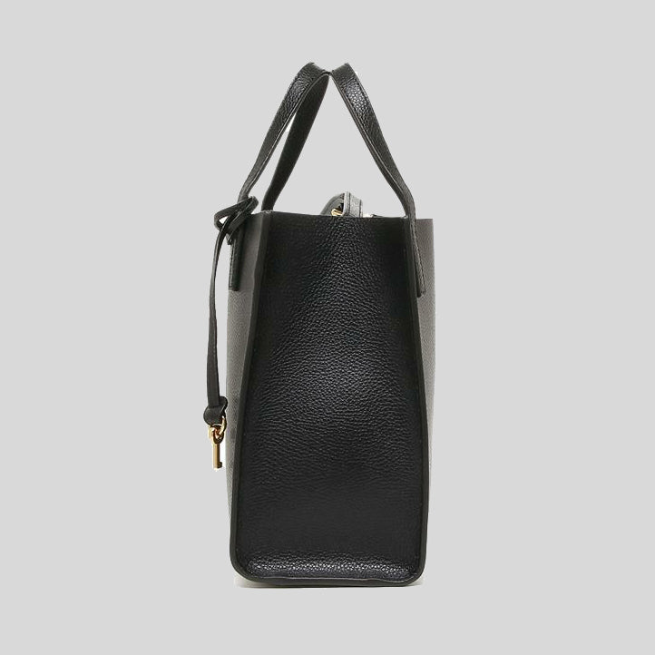 Marc Jacobs Mini Grind Coated Leather Tote Black M0015685