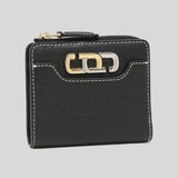 Marc Jacobs THE J Link Mini Compact Zip Wallet Black M0017024