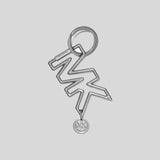 Michael Kors Logo Wallet and Keychain Gift Set Hemp Brown 36S3LGFE6B