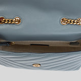 Tory Burch Kira Chevron Small Flap Shoulder Bag Beige Leather ref.626593 -  Joli Closet
