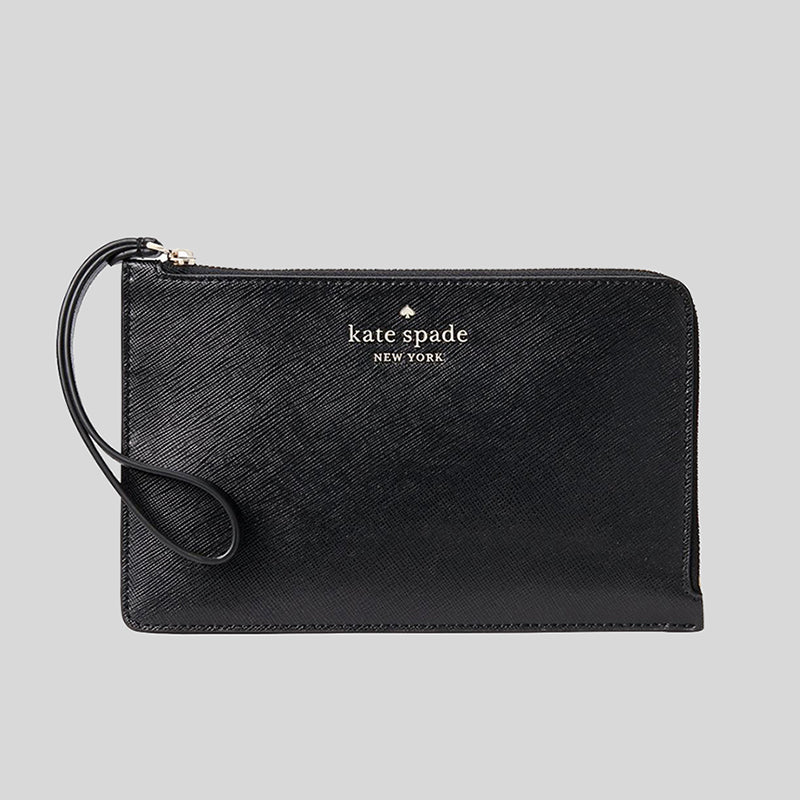 Kate Spade Staci Medium L-zip Wristlet WLR00134 Black