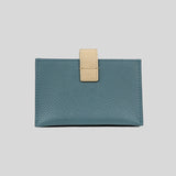 CELINE Accordion Card Holder In Bicolour Grained Calfskin 10B693