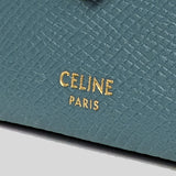 CELINE Accordion Card Holder In Bicolour Grained Calfskin 10B693