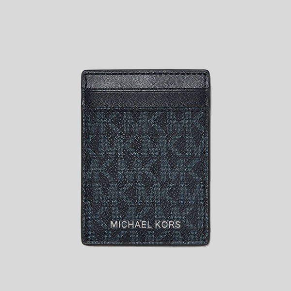 Michael Kors Money Clip Card Case In Gifting Box Set Pale Blue 37H9LGFD1B