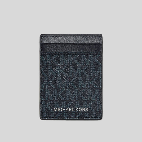 Michael Kors Money Clip Card Case In Gifting Box Set Pale Blue 37H9LGFD1B