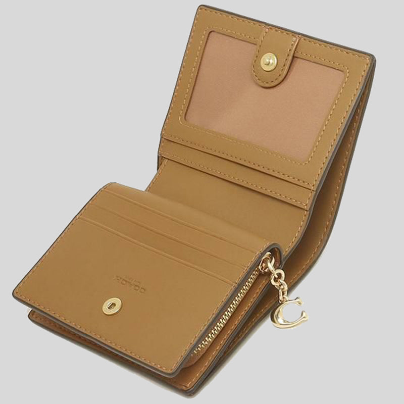 Coach light saddle wallet shop