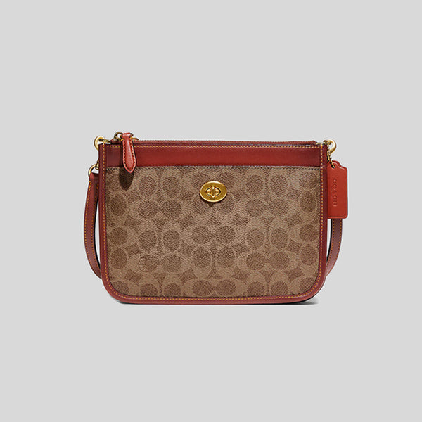 Coach signature east west pop hotsell crossbody