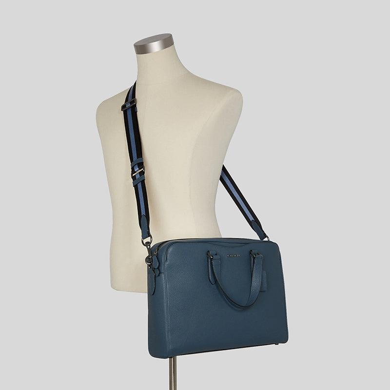 Coach Graham Structured Brief Denim C8174