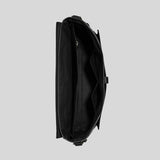 Coach Hudson Messenger In Signature Canvas Charcoal/Black CB842
