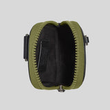 Coach Multifunction Phone Pack In Signature Canvas With Camo Print Khaki Olive Green CC026