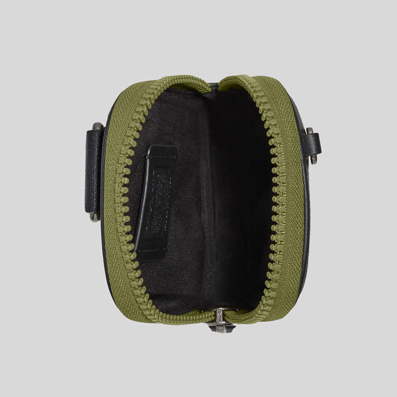Coach Multifunction Phone Pack In Signature Canvas With Camo Print Khaki Olive Green CC026