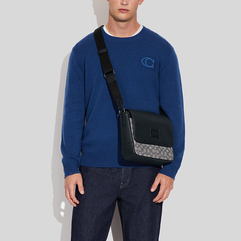 Coach midnight blue discount bag