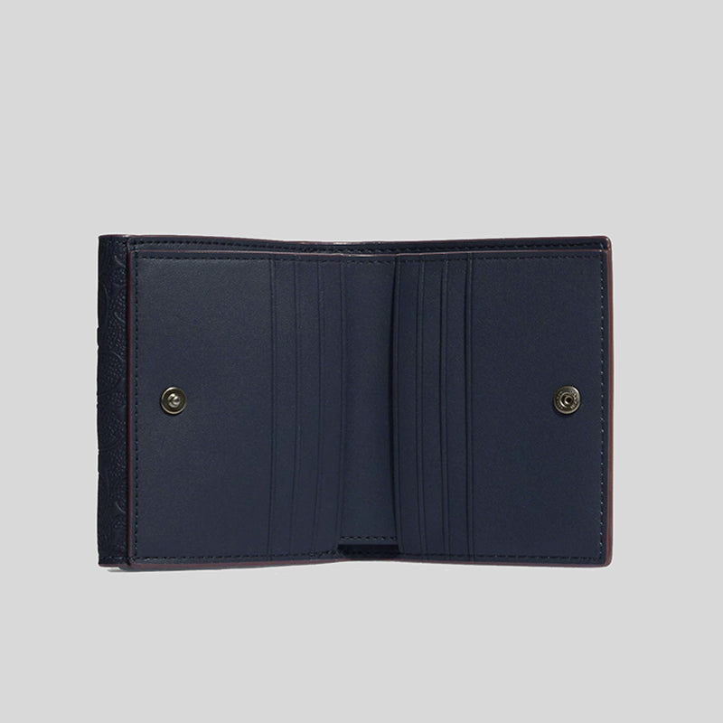 Coach Small Morgan Wallet In Signature Leather Midnight Multi CF855
