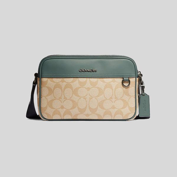 Graham crossbody in hotsell colorblock signature canvas