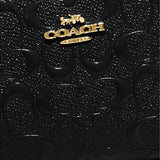 Coach Snap Wallet In Signature Leather Black CH594