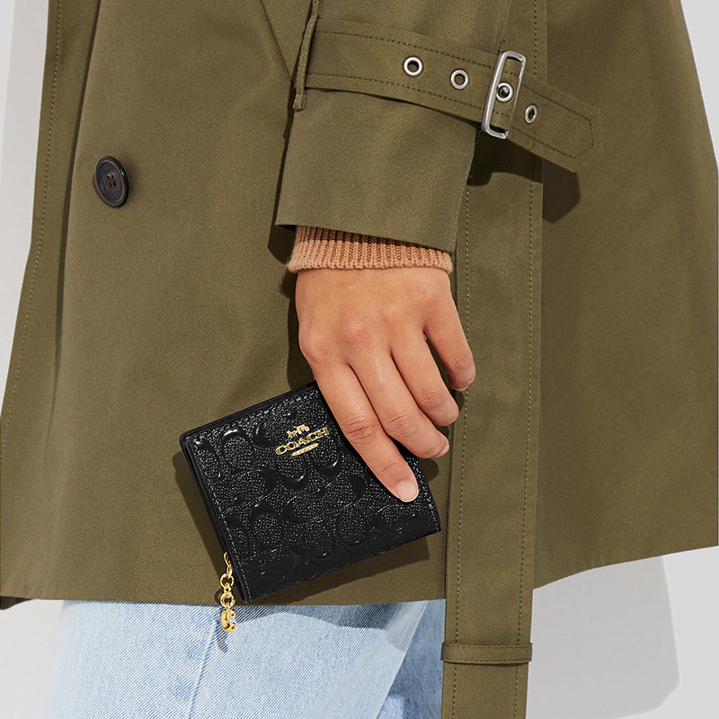 Coach signature leather deals