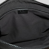 GUCCI Signature GG Nylon Messenger Bag Black 449185