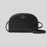Kate Spade Perry Leather Dome Crossbody Bag Black K8697
