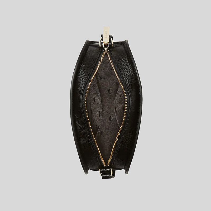 Kate Spade Dome Crossbody Black Leather ref.170004 - Joli Closet