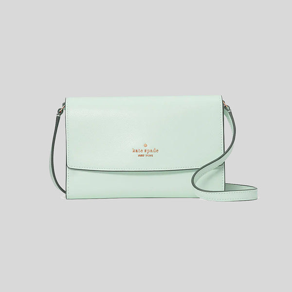 Kate Spade Perry Dome Saffiano Leather Crossbody Bag Purse Handbag (Lime  Sherbert): Handbags