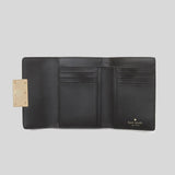 KATE SPADE Reegan Medium Flap Wallet Black KA599