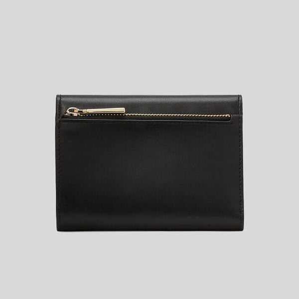 KATE SPADE Reegan Medium Flap Wallet Black KA599
