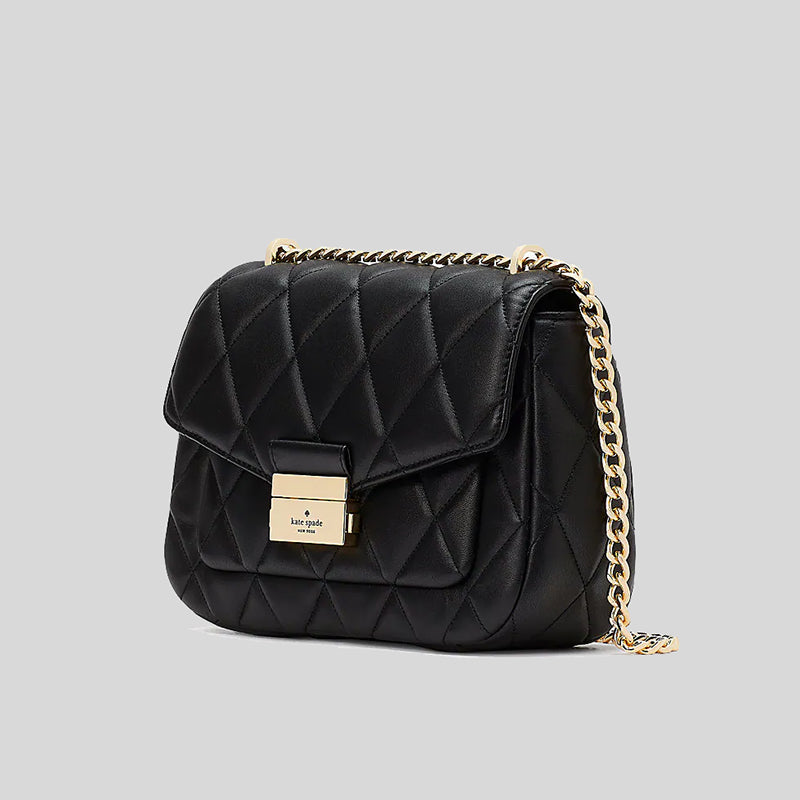 Kate Spade Carey Smooth Quilted Leather Small Flap Shoulder Bag