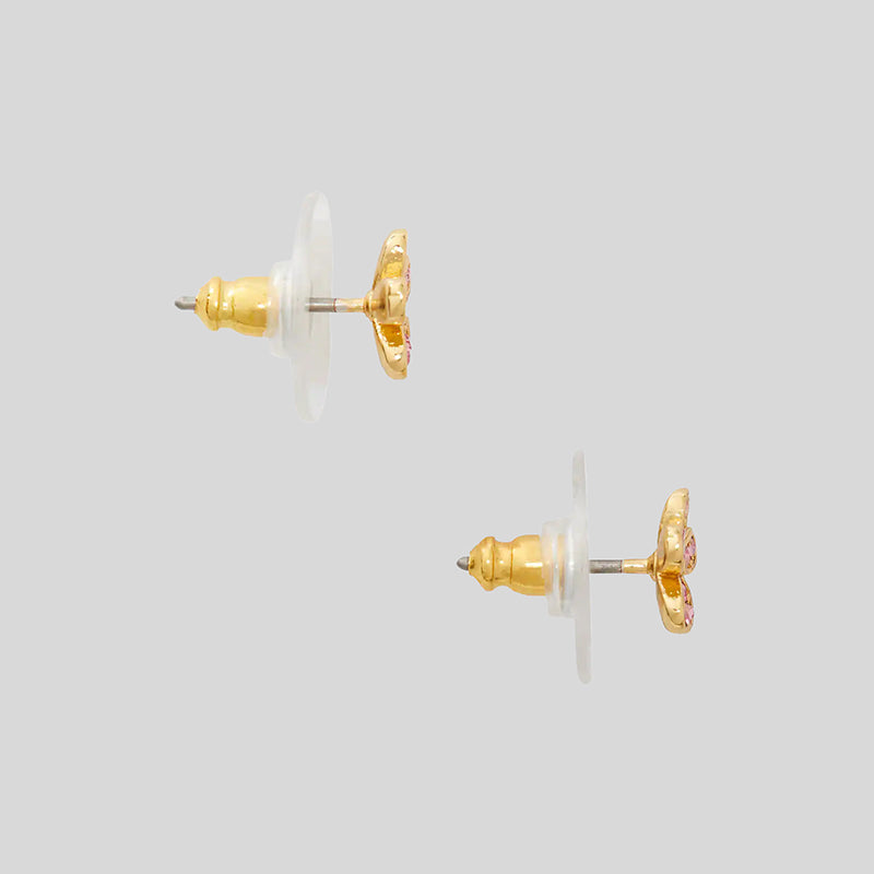 KATE SPADE Gleaming Gardenia Flower Studs Light Peach KB305